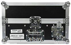 Flight Road Blk Series Case Ma-m2ublk Combo Case 10u Slant Mixer Rack/2u