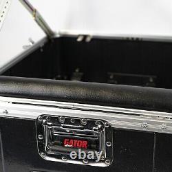 Gator 12U Pop-up Mixer Case with Wheels and 6.5 Depth Black