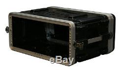 Gator 4 Space Rack Case Shallow GR-4S Audio/Effects Rack Case New