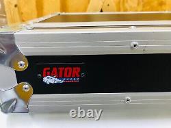 Gator Cases G-TOUR 2U ATA Wood Flight Rack Case With Handle & Safety Latch