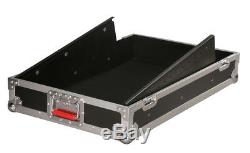 Gator Cases G-TOUR-SLMX10 10U Fixed Angle Slant Top Mixer Case With Rear Access