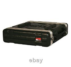 Gator Cases GR-2S 2U Pro Audio Console Rack Case Shallow 14.25 Deep Heavyduty