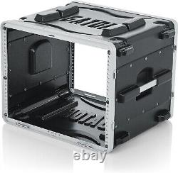 Gator Cases GR-8L Lightweight 8-Space Rack, Lockable, Road-Ready Protection