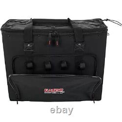 Gator Cases GRB-4U Pro Audio Console Rack Bag Portable + Padded Straps, 4 Space