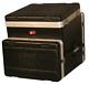 Gator Cases Lightweight ATA Molded Slant-Top Console Rack Case 10U Top 6U Side