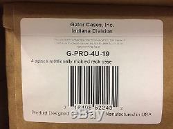 Gator G-PRO-4U-19 4-Space Rotationally Molded Rack Case