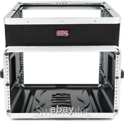 Gator GRC-10X6 10U Top / 6U Front Console Audio Rack