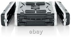 Gator Lightweight Molded 2U Rack Case with Heavy Duty Latches (GR-2L)