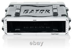 Gator Lightweight Molded 2U Rack Case with Heavy Duty Latches (GR-2L)