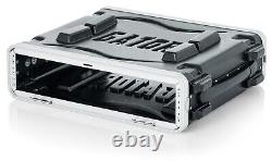 Gator Lightweight Molded 2U Rack Case with Heavy Duty Latches (GR-2L)