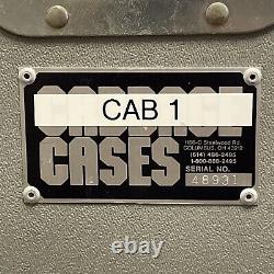 Hard Cabbage Storage Case 24 x 16 x 13 Protective Padded Interior, Wheels