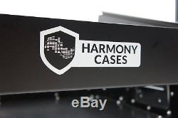 Harmony Case HCM2U DJ Pro Audio 10U Slant Top 4U Vertical Mixer Rack Case New