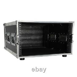 Hot 6U Professional 19 Space Rack Case DJ Equipment Cabinet Black
