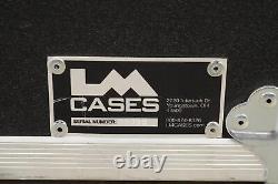LM Cases Keyboard Mixer DJ Coffin Audio Video Utility Flight Road Case #51447
