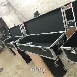 Large, Long Flight Case for heavy equipment with wheels
