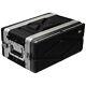 Lightweight 4 Space Compact ABS Rack Case 4U PA DJ Shallow Rack Case
