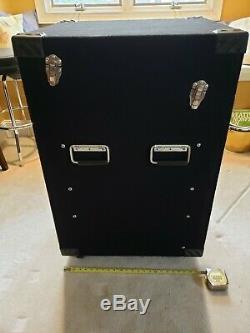 Mars Cadence 12U Rack Case with Slant Mixer Top and Casters, 8U Rails in Rear