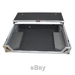New DJ flight road ready hard case for pioneer XDJ-RX with laptop shelf and wheels