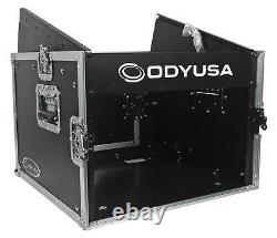 New Odyssey FR1006 Amp/Mixer Combo Flight DJ Case With 10U/6U Rack Spaces