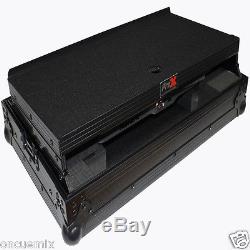 Numark Mixtrack Pro 2 all black DJ ATA 300 flight case XS-MXTSBLTBL Laptop Shelf