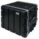 OPEN BOX Sound Town Lightweight 10U DJ Rack Case ABS, 19 Depth (STRC-A10UT-R)