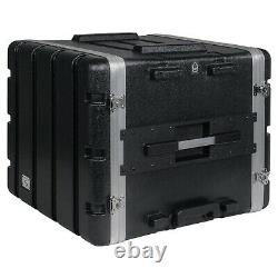 OPEN BOX Sound Town Lightweight 10U DJ Rack Case ABS, 19 Depth (STRC-A10UT-R)