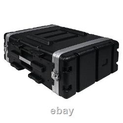 OPEN BOX Sound Town Lightweight 4U PA Rack Case with ABS, 19 Depth (STRC-A4U-R)
