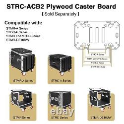 OPEN BOXSound Town 12U Rack Case with 11U Rack ABS Construction (STRC-A12UT-R)