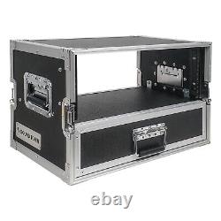 OPEN BOXSound Town 4U Rack Case 2U Drawer for 19 Amps/Mixers/Mic STRC-4U2DR-R