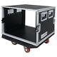 OPEN BOXSound Town 8U Rack Case withh17 Depth Plywood Metal Corners (STRC-8UW-R)