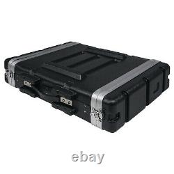 OPEN BOXSound Town Lightweight 2U PA DJ Case ABS, 19 Depth (STRC-A2U-R)