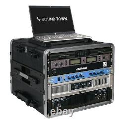 OPEN BOXSound Town Lightweight 7U PA Rack Case ABS, 19 Depth (STRC-A8UT-R)