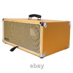 OPEN BOXSound Town Vintage 4U Amp Rack Case, 12.5 Depth, Orange (STVRC-4OR-R)