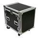 OSP 10 Space ATA Flight Road Case with 12u Slanted Mixer Top Mounting