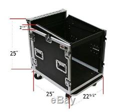 OSP 10 Space ATA Flight Road Case with12u Top Mounting for Presonus 16.4.2 Mixer