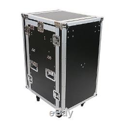 OSP 16 Space 10uTop Mixer/Amp Portable/Mobile DJ Karaoke Case with2 Tables