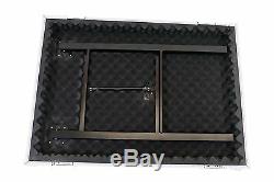 OSP 16 Space 20 Deep ATA Shock Mount Amp Rack Road Case with Mixer Lid Table