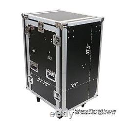 OSP 16 Space ATA Mixer/Amp Rack Case & Table Lids