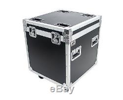OSP 22 Truck Pack Utility ATA Flight Road Case with Hard Rubber Lined Wheels
