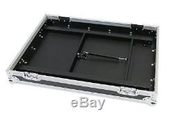 OSP Cases ATA Road Case 16-Space Amp Rack 20 Deep Standing Lid Table