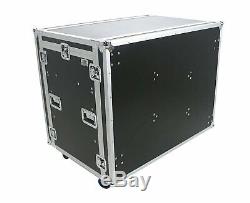 OSP Deluxe Front of House System withDual 12U-Racks & Standing Lid Tables