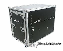 OSP Deluxe Front of House System withDual 12U-Racks & Standing Lid Tables
