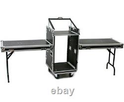 OSP PRO19 16-Space ATA Mixer Rack Road Tour Case with Standing Table Lids