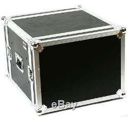 Odyssey 8U Rack Case Amp Rack, Road / Flight Case Black NEW