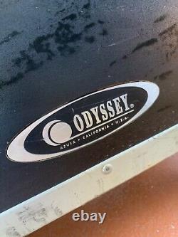 Odyssey ATA Combo Mixer and 8 space Rack Case WithWheels & 10 gauge power supply