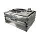 Odyssey Ata Diamond Plated Dj Turntable Case Holds 1200 Style Turntables FTTDIA