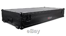 Odyssey Black Label FZBM12WBL Turntable Battle Coffin withWheels-12 Inch DJ Mixer