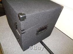 Odyssey Carpeted Combo Mixer Rack Case 4 Spaces LATCH ISSUE