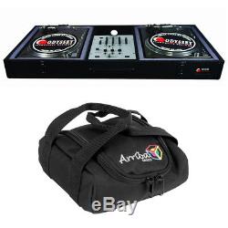 Odyssey Cases CBM10E Econo Carpeted Battle Mode DJ Turntable Console Arriba Bag