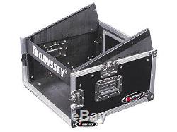 Odyssey Cases FZ1004 New Ata Combo DJ Rack Flight Ready Mixer Case 10X4 Spaces